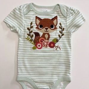 BAND NEW Handmade embroidery: Little fox